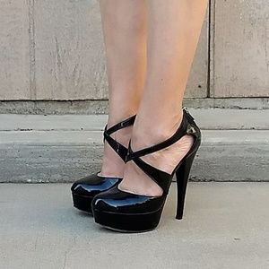 Alejandro ingelmo Penny pumps black patent 7